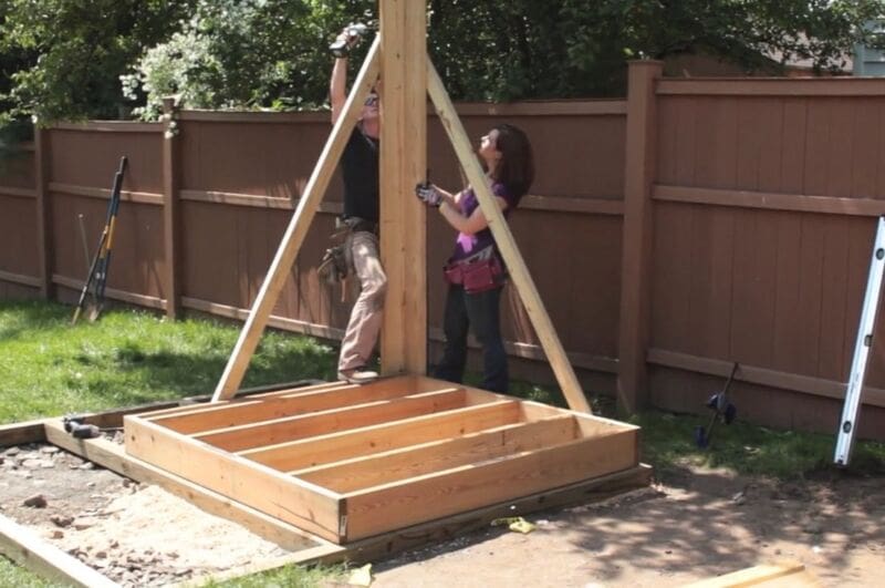 How to build a wood playset - Myfixituplife