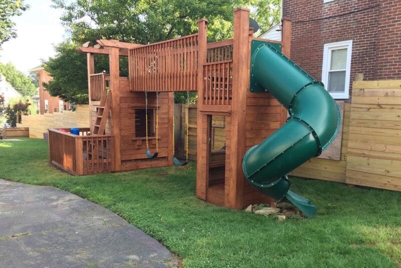 wood playset MyFixitUpLife