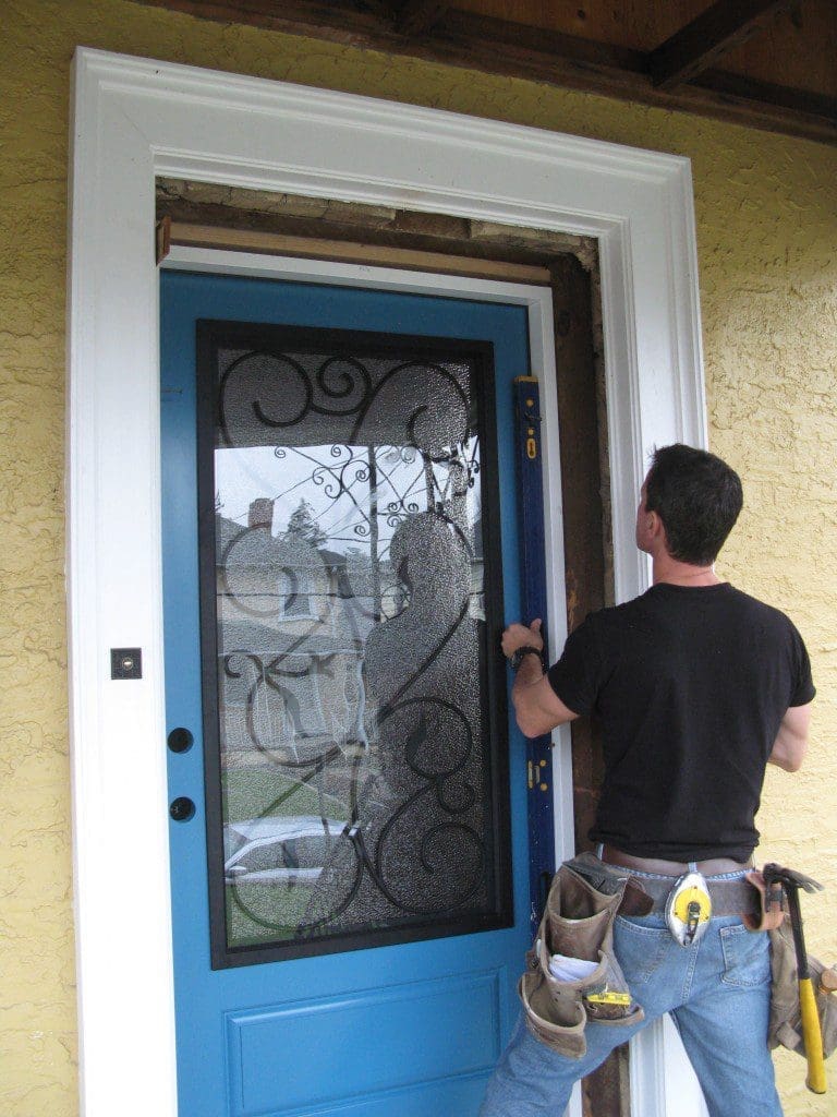 Installing a thermally efficient Therma-Tru fiberglass door MyFixitUpLife