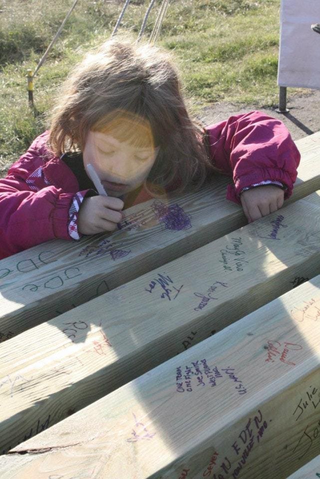 Cunningham Park Joplin Memorial Wall signing ‣ MyFixitUpLife ‣ MyFixitUpLife