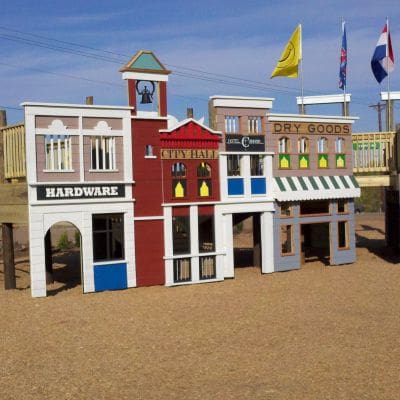 Playground that was built in Cunningham Park