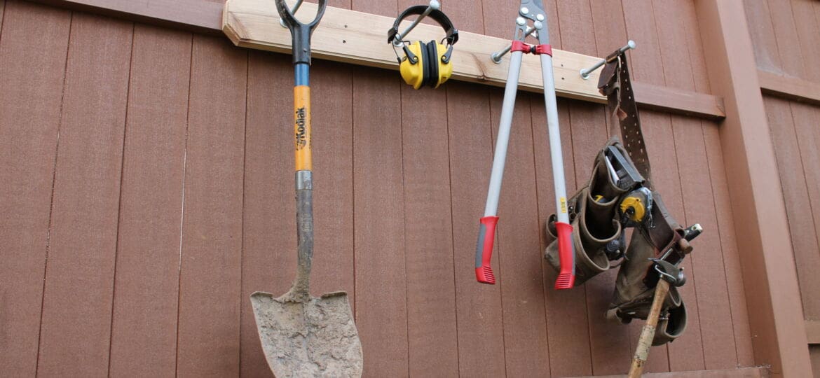 Clutter Cutter Garage and Tool Storage Solution