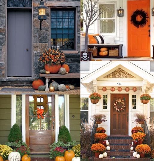 Door Decor Pinterest collage