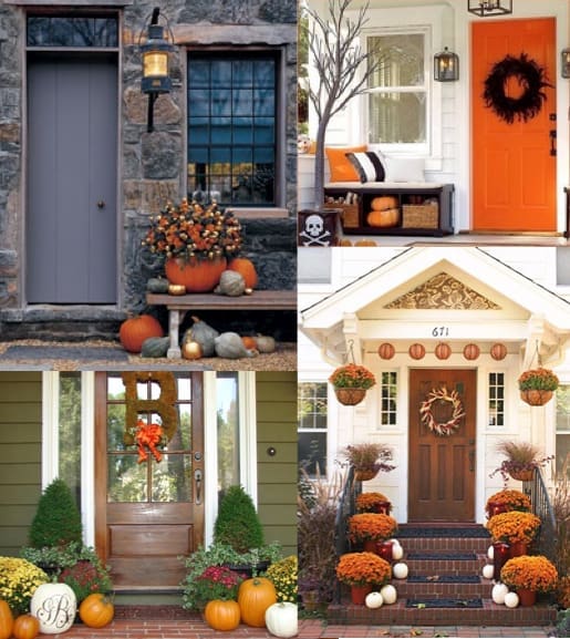 Door Decor Pinterest collage ‣ MyFixitUpLife ‣ MyFixitUpLife