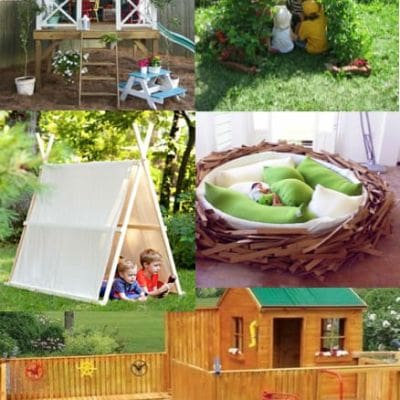 Kid Cave Pinterest Collage