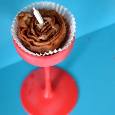 Bacon cupcake