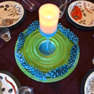 Fypon Medallion Holiday Centerpiece Ideas