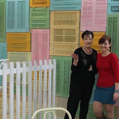 Kerry Vincent & Theresa enjoy the makeover at Lori's for 'Save My Bakery' on Food Network