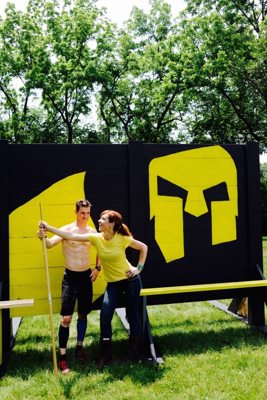 ‣ MyFixitUpLife Mark and Theresa built a Spartan Race training wall for the YMCA