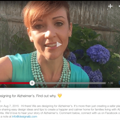 Theresa MyFixitUpLife DesignAllz Alzheimer's
