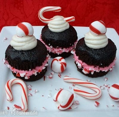 For a sophisticated cupcake treat, the candy cane cupcakes are perfection from Liz.