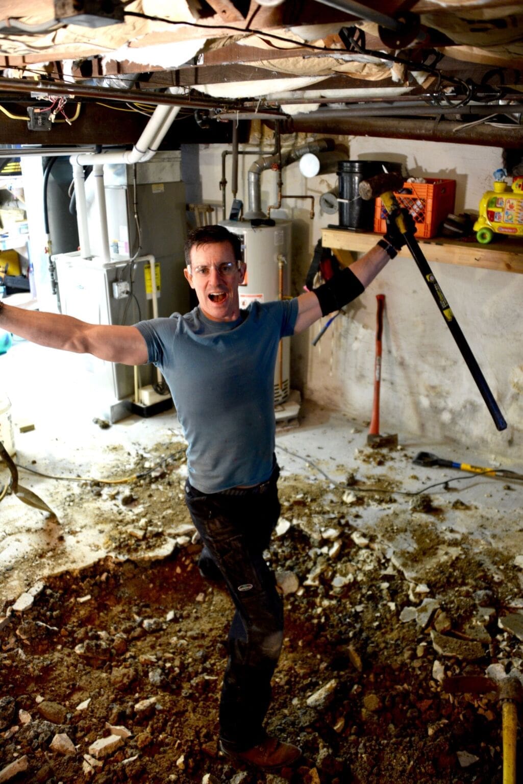 2015_MyFixitUpLife_Man Cave basement_break up floor_0576 ‣ MyFixitUpLife ‣ MyFixitUpLife man cave ideas