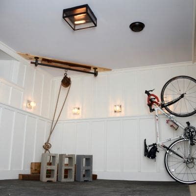 home remodeling project: basement gym