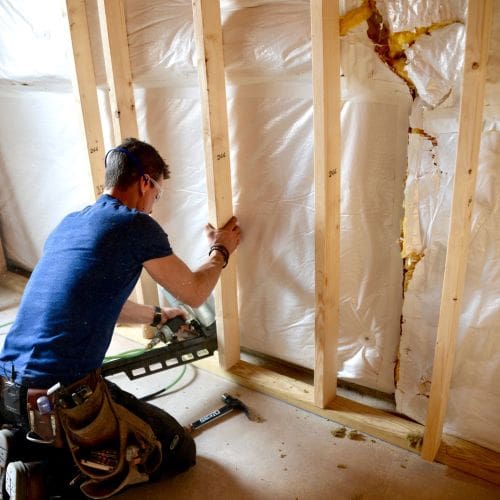 framing basement walls - how to frame a basement - basement framing - myfixituplife