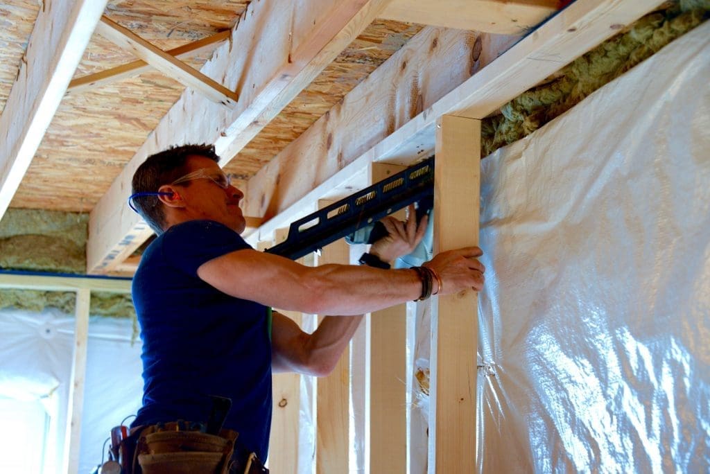Basement wall framing top plate finish how to frame basement walls - Mark - MyFixitUpLife