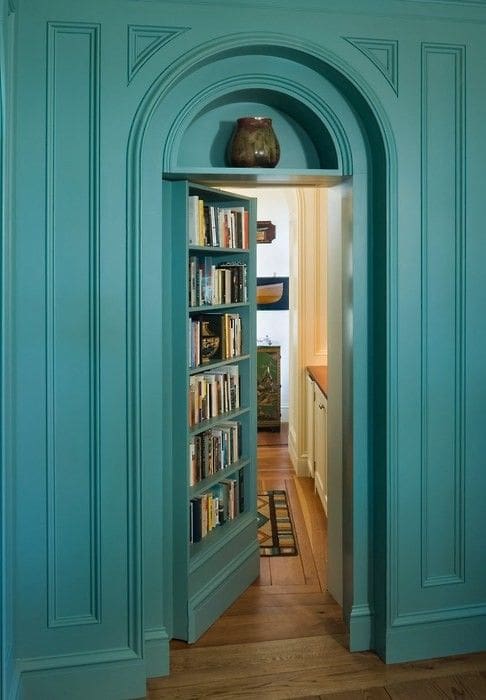 ‣ MyFixitUpLife Secret passageway bookshelf geek chic