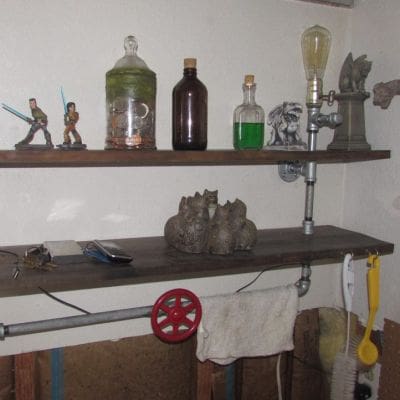 You DIY - Phil - Steampunk bathroom shelf