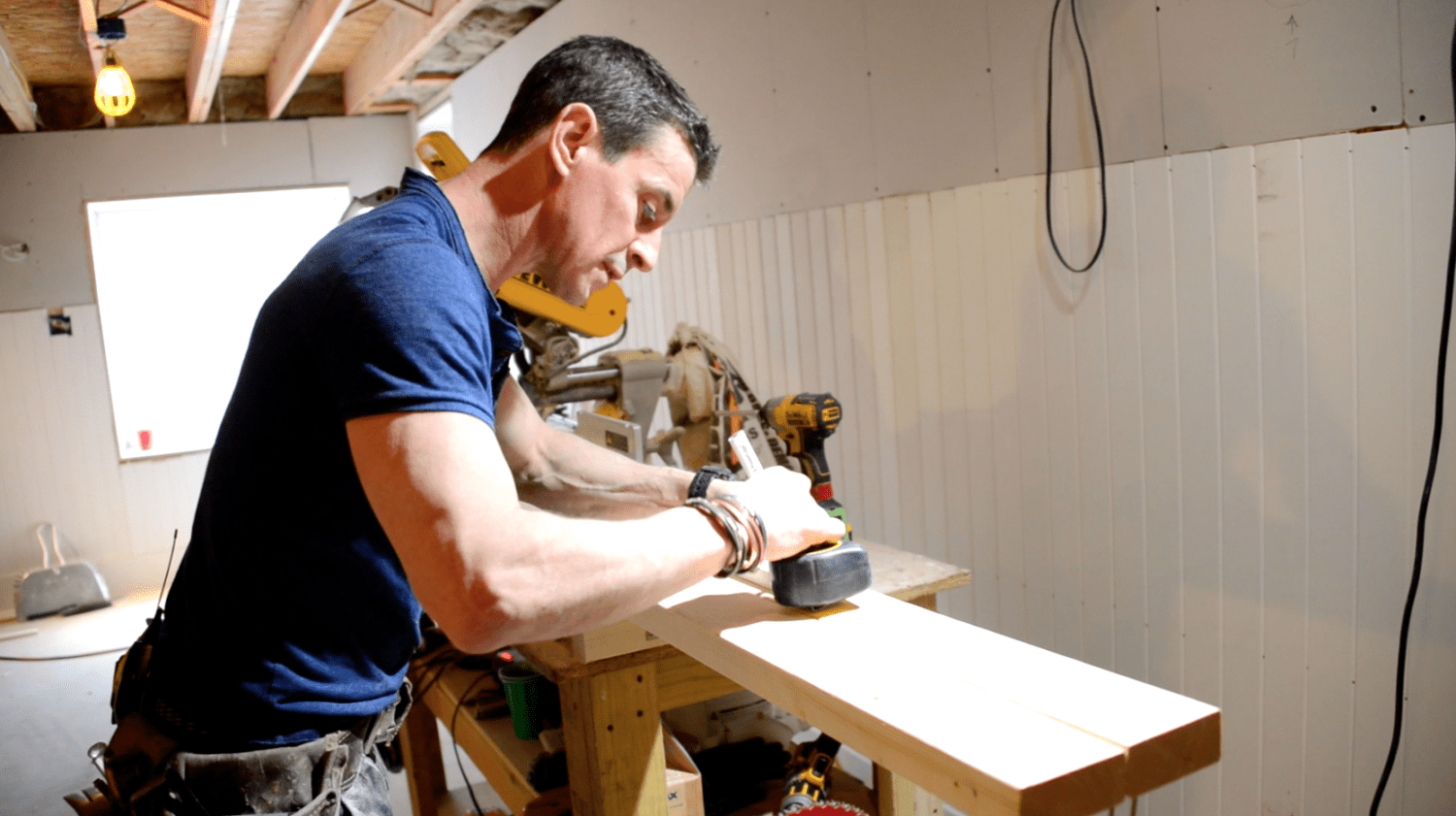 2016_MyFixitUpLife_Mark_Door Trim_Basement Renovation_Measuring cut_Miter Saw ‣ MyFixitUpLife ‣ MyFixitUpLife