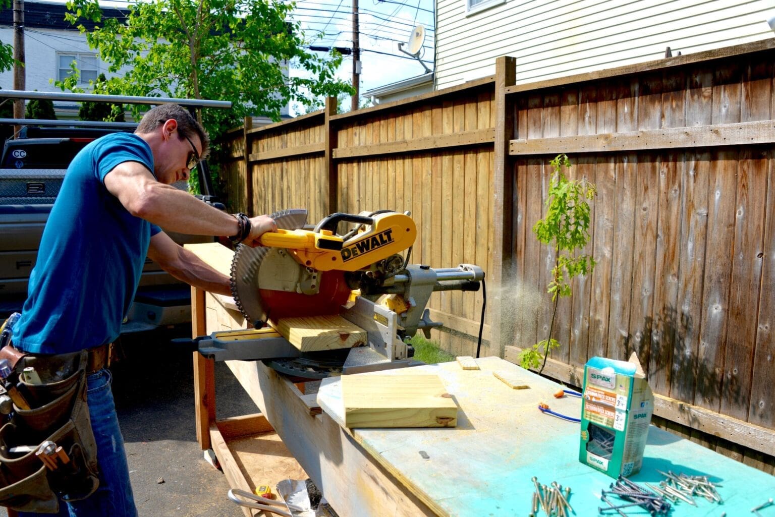 8_2016_MyFixitUpLife_Habitat ReStore_Krylon_Tiki Torch_Miter saw_Mark ‣ MyFixitUpLife ‣ MyFixitUpLife