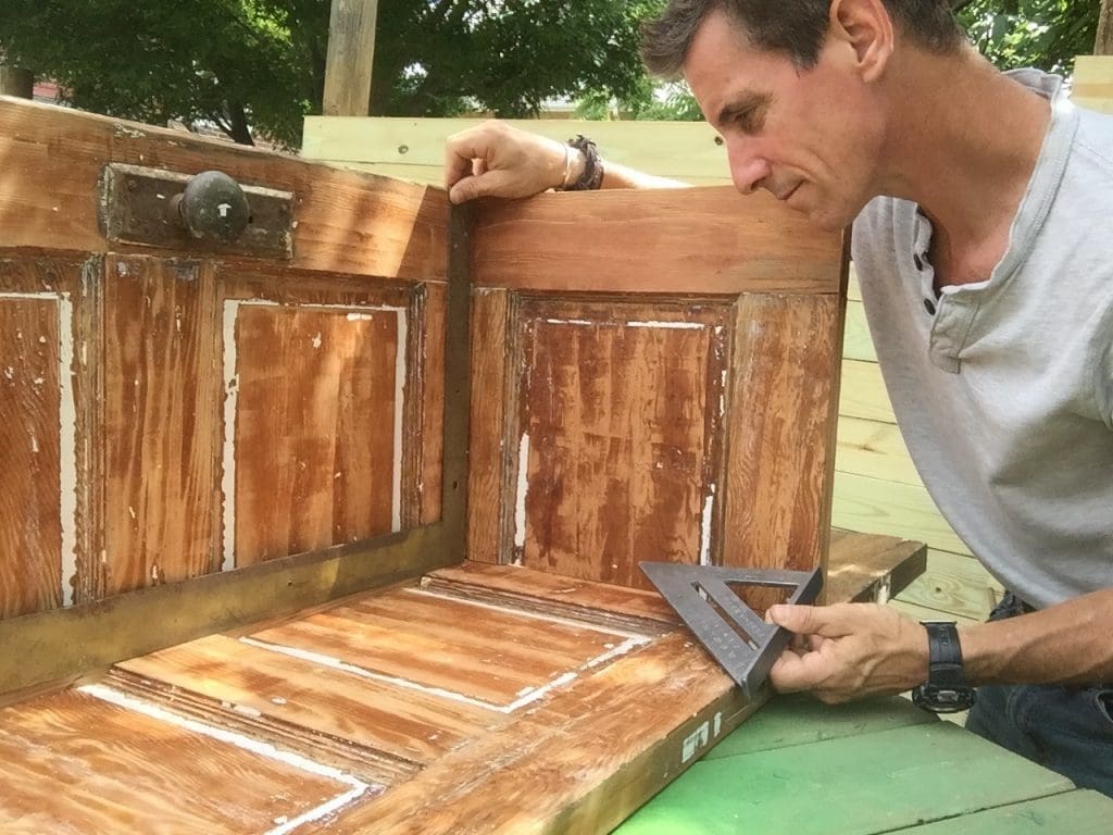 Glidden upcycle reuse old doors