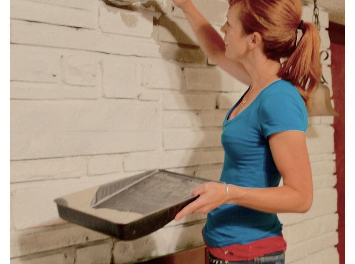 Painting brick or stone can seem challenging, but it’s an easy-ish DIY project if you have the right paint and tools.