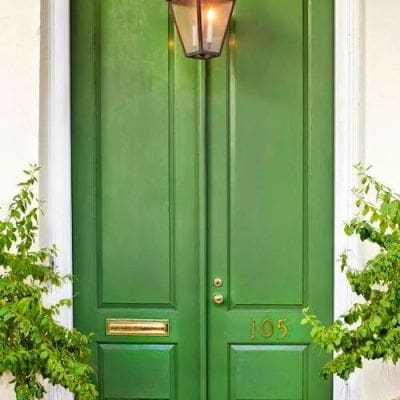 1 green apple doorway modern