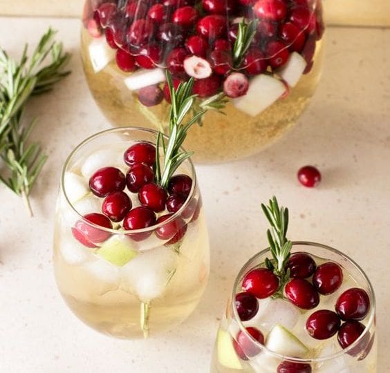 Christmas Sangria by Cake 'n Knife