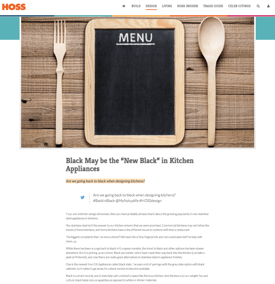 ‣ MyFixitUpLife Hossmagazine HossDesign MyFixitUpLife Theresa kitchen color trend GE