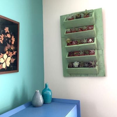 16d Minwax Succulent Pallet Wood Wall Art