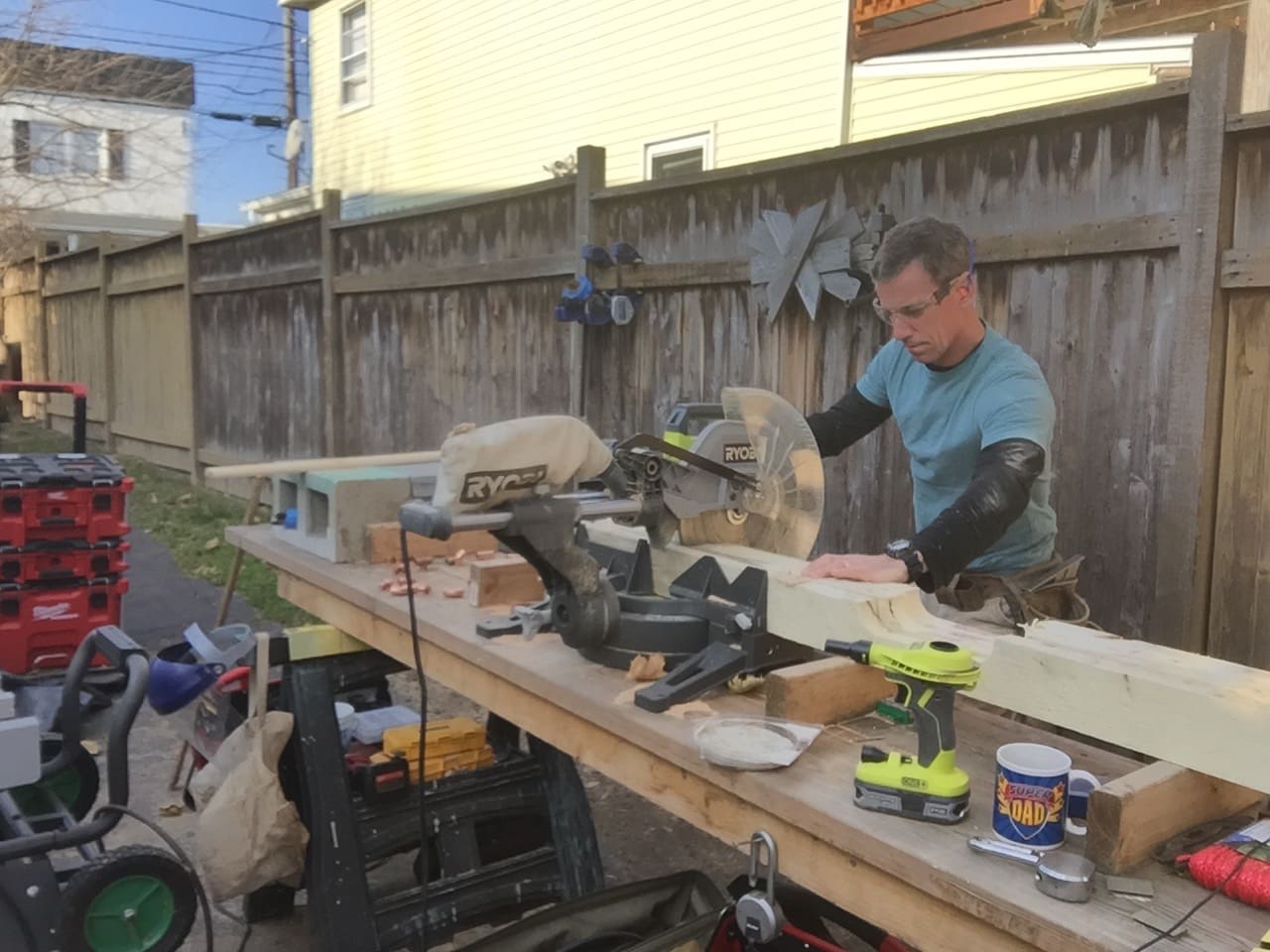 ‣ MyFixitUpLife ryobi miter saw