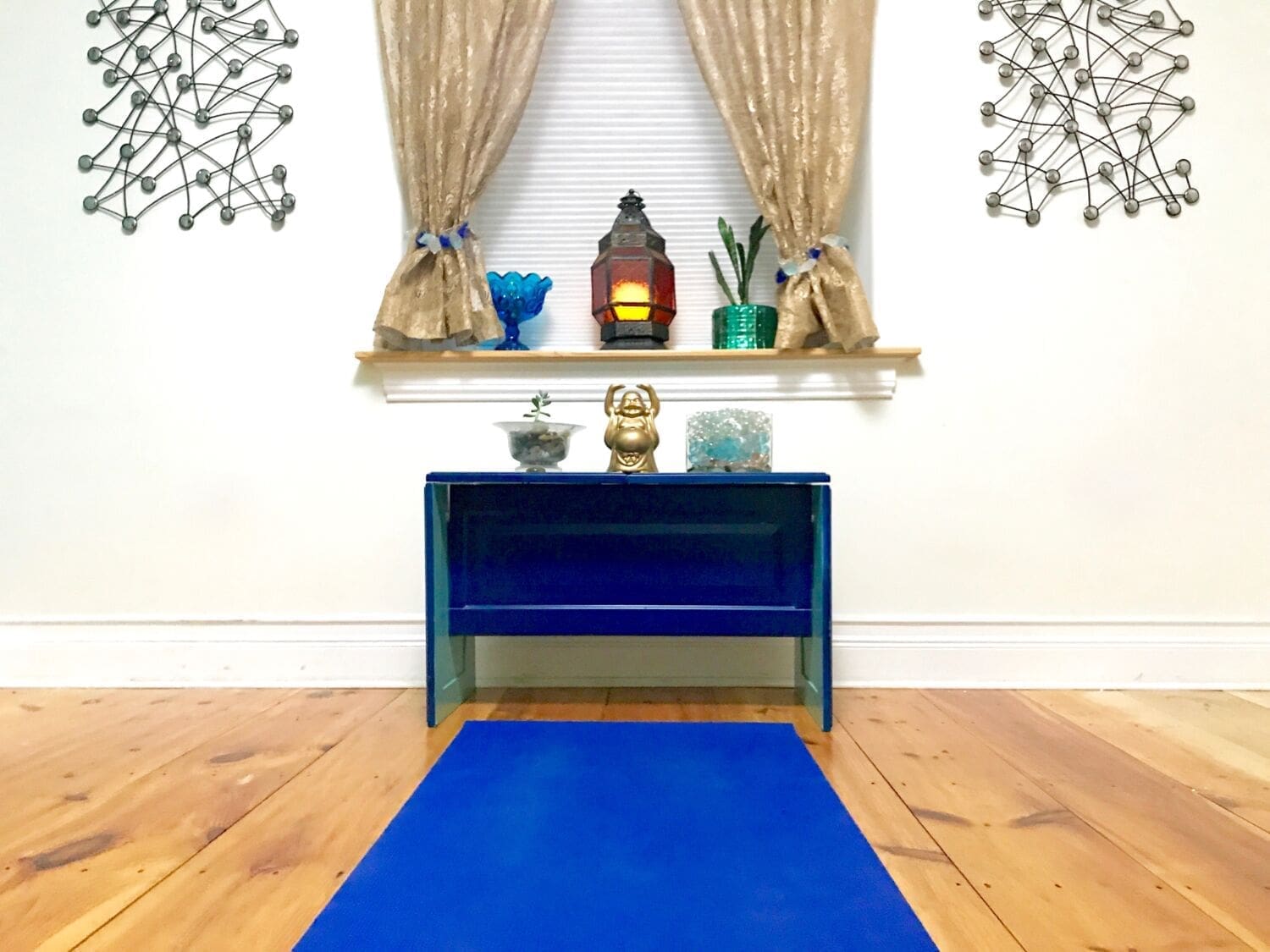 ‣ MyFixitUpLife 15 a Krylon MyFixitUpLife Meditation Space bench yoga