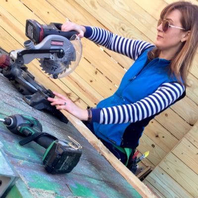 Theresa heated jacket miter saw