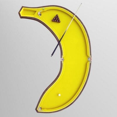 Banana pool table cleon daniel pool stick