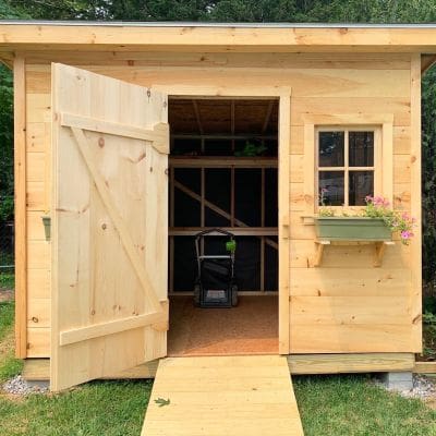 Shed MyFixitUpLife Mark window boxes shiplap