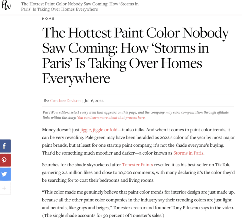 trending paint color storms in Paris