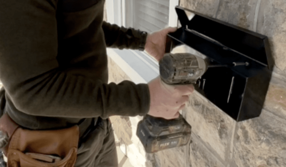 Hang-mailbox-impact-driver-stone-house-Mark-MyFixitUpLife