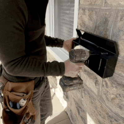 Hang-mailbox-impact-driver-stone-house-Mark-MyFixitUpLife