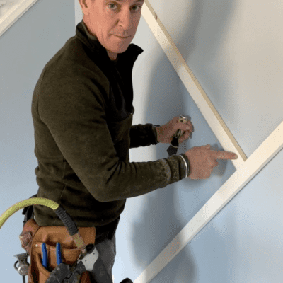 Wall not flat? Here's a pro tip from carpenter mark