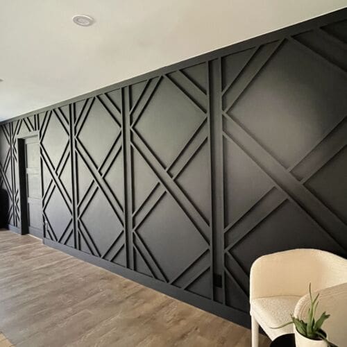 Modern feature wall - modern mill - myfixituplife