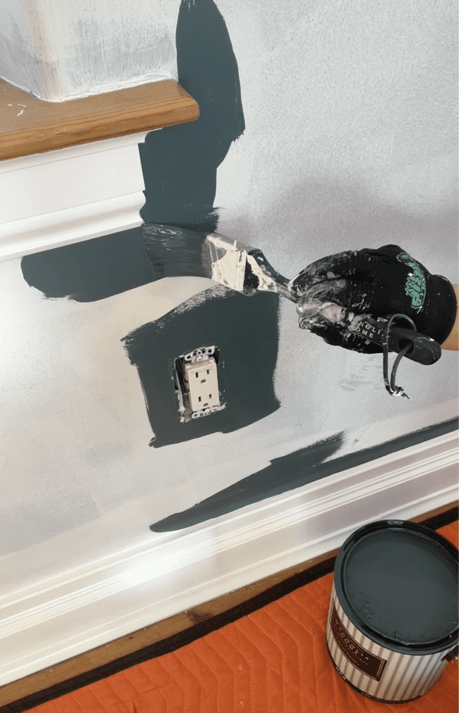 Theresa-cutting-in-wall-color ‣ MyFixitUpLife ‣ MyFixitUpLife