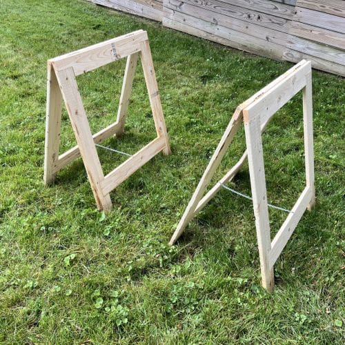 foldable sawhorse - folding sawhorse - myfixituplife