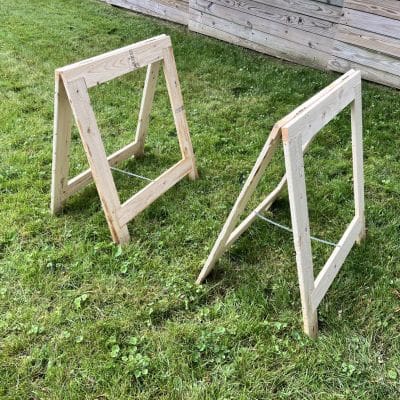 foldable sawhorse - folding sawhorse - myfixituplife