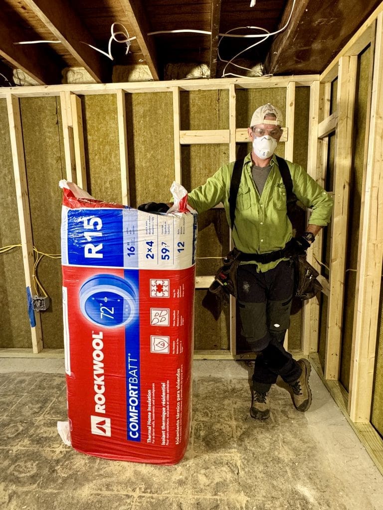 best insulation tools and materials - rockwool comfortbatt