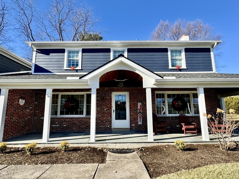 ‣ MyFixitUpLife house exterior - siding - wood porch - maintaining a home - myfixituplife