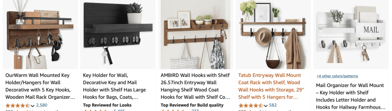 Entryway organizer