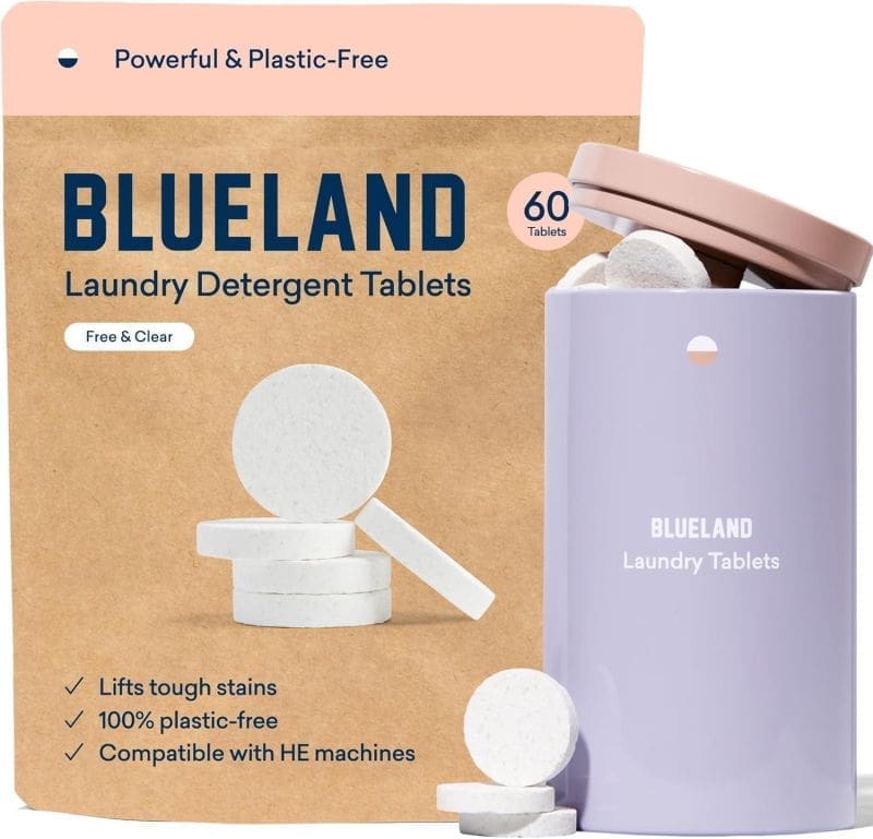 Blueland detergent tabs - washer - laundry