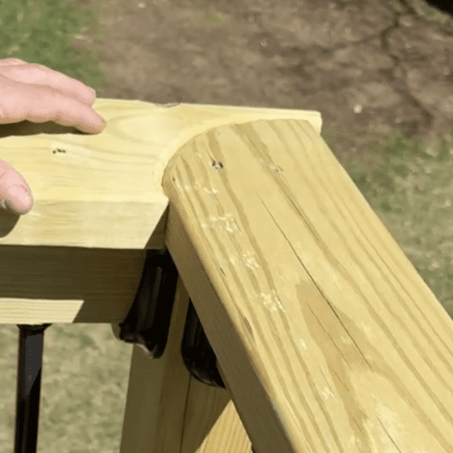 Deck curved top cap - MyFixitUpLife