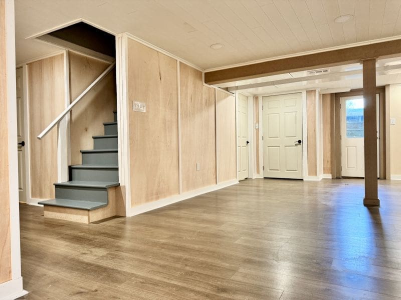 LVP flooring - basement remodel - MyFixitUpLife