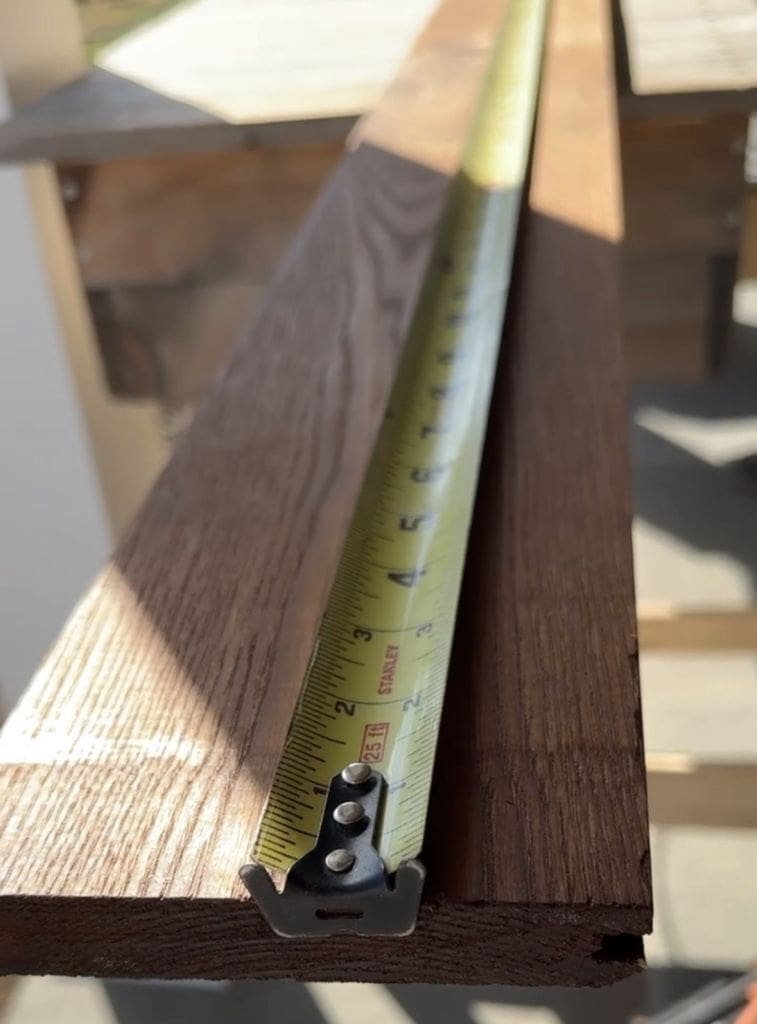 Stanley FatMax measuring a board - MyFixitUpLife