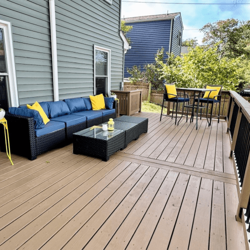 How to stain a pressure treated wood deck - Cabot - MyFIxitUpLife